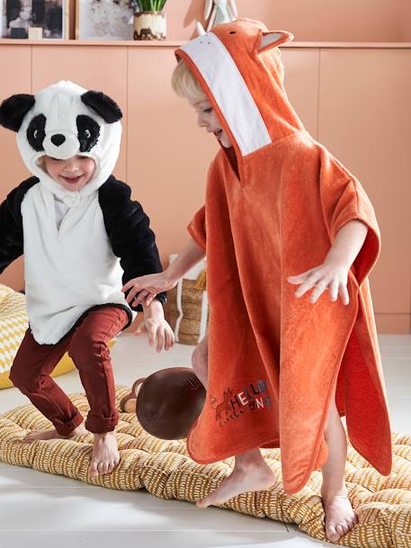 Poncho de bain Renard TERRE CUITE - vertbaudet enfant 