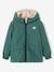 Parka à capuche réversible garçon bronze+vert sauge - vertbaudet enfant 