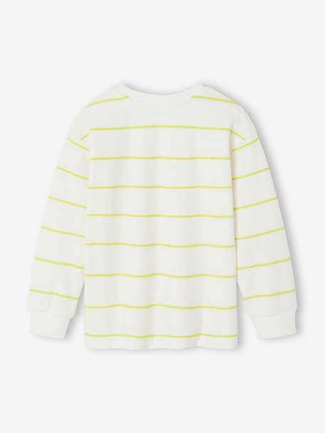 T-shirt manches longues garçon blanc - vertbaudet enfant 