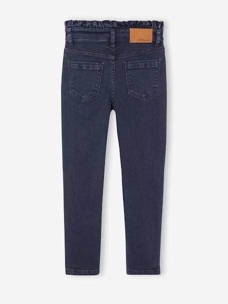 Pantalon slim fille morphologie fin encre+mauve - vertbaudet enfant 