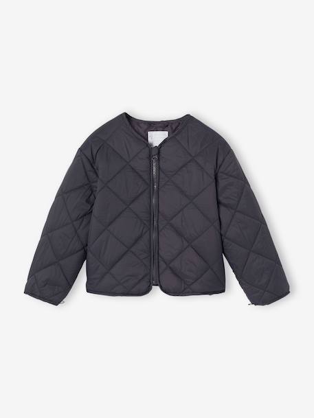 3-in-1 detachable parka for girls blush+navy blue - vertbaudet enfant 