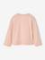 T-shirt manches longues fille rose poudré - vertbaudet enfant 