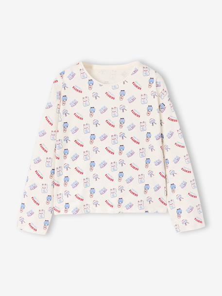 Pack of 2 pyjamas for girls beige - vertbaudet enfant 