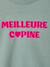Long-sleeved T-shirt for girls green+ink blue+pale pink - vertbaudet enfant 