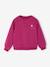 Sweat fille motif imprimé anthracite+corail+pivoine+sauge+vanille+violet+violine - vertbaudet enfant 