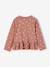 Blouse manches longues fille bois de rose+taupe - vertbaudet enfant 