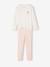 Lot de 2 pyjamas fille manches longues rose pâle - vertbaudet enfant 