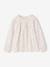 Blouse fille manches smockées ivoire+vanille+vert sauge - vertbaudet enfant 