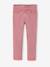 Pantalon slim fille morphologie large encre+mauve - vertbaudet enfant 