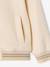 Varsity-Style Fleece Jacket for Girls beige+marl grey+navy blue - vertbaudet enfant 