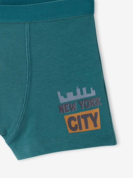 Pack of 5 boxer shorts for boys anthracite - vertbaudet enfant 