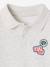 Polo sweatshirt for boys marl grey - vertbaudet enfant 