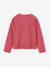 T-shirt manches longues fille bleu chambray+vieux rose - vertbaudet enfant 