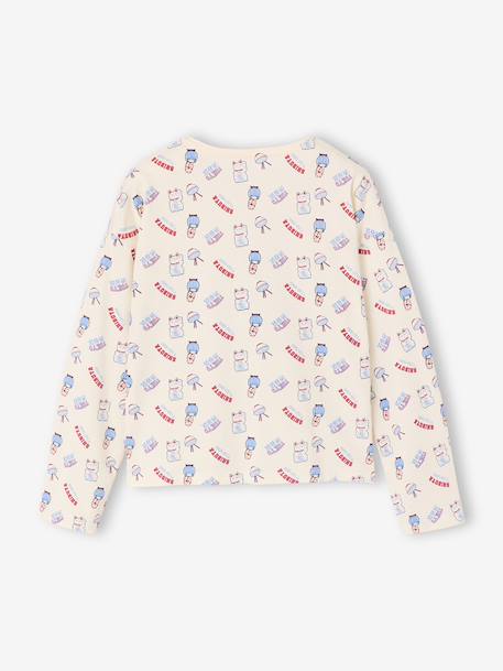 Lot de 2 pyjamas fille beige - vertbaudet enfant 