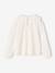 Long-sleeved T-shirt for girls ecru+pale pink - vertbaudet enfant 