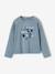 Long-sleeved T-shirt for girls chambray blue+old rose - vertbaudet enfant 