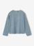 Long-sleeved T-shirt for girls chambray blue+old rose - vertbaudet enfant 