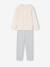 Lot de 2 pyjamas fille beige - vertbaudet enfant 