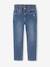 Paperbag trousers for girls deep blue+medium blue - vertbaudet enfant 