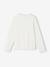 Long-sleeved T-shirt for girls ecru+taupe - vertbaudet enfant 