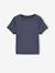 Pack of 2 cropped T-shirts for girls ink blue - vertbaudet enfant 