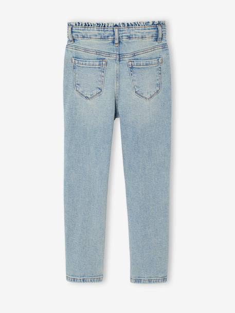 Slim-fit jeans for girls light blue+medium blue - vertbaudet enfant 