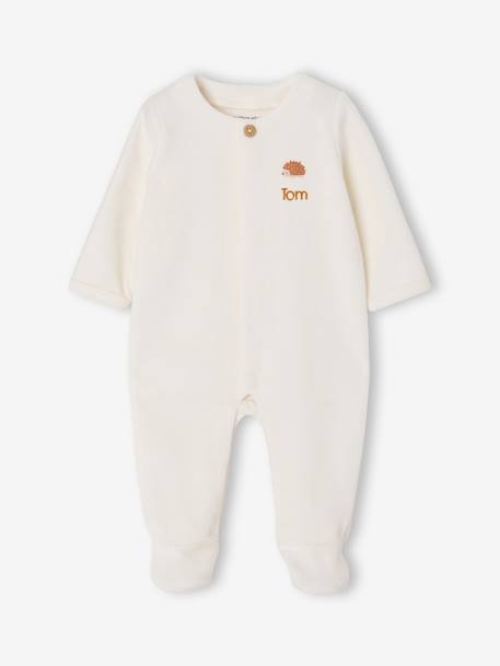 Pack of 2 newborn sleepsuits beige - vertbaudet enfant 