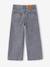 Girl's wide-leg star jeans denim grey+light blue - vertbaudet enfant 