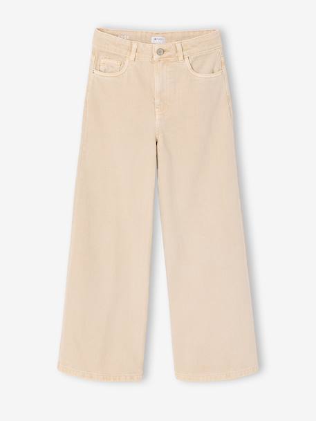 Pantalon large fille vanille - vertbaudet enfant 