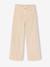 Wide-leg trousers for girls vanilla - vertbaudet enfant 