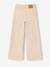 Wide-leg trousers for girls vanilla - vertbaudet enfant 