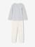 Lot de 2 pyjamas fille beige - vertbaudet enfant 
