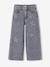 Girl's wide-leg star jeans denim grey+light blue - vertbaudet enfant 
