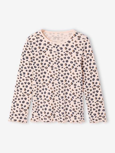 Lot de 2 pyjamas fille manches longues rose pâle - vertbaudet enfant 