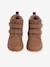 Touch-fastening boots for boys brown - vertbaudet enfant 