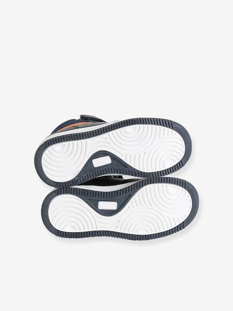 High-top trainers for boys navy blue - vertbaudet enfant 