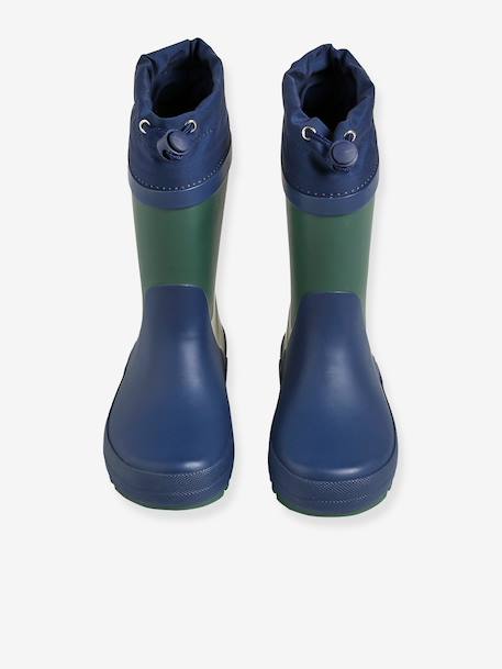 Rain boots for boys navy blue - vertbaudet enfant 