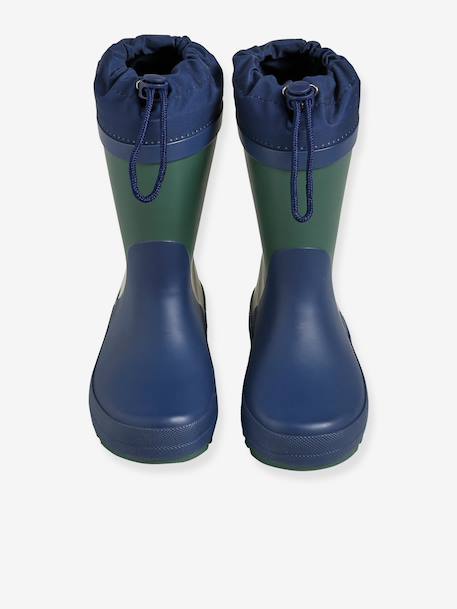 Rain boots for boys navy blue - vertbaudet enfant 