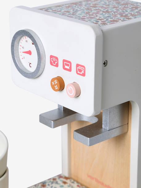 Retro wooden coffee machine Flower FSC®100% rose - vertbaudet enfant 