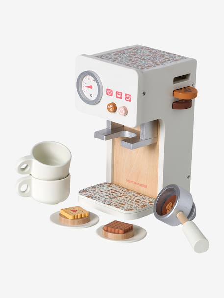 Retro wooden coffee machine Flower FSC®100% rose - vertbaudet enfant 