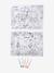 Colouring mat set + felt-tip pens white - vertbaudet enfant 