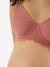 Maternity and nursing bra mocha+old rose - vertbaudet enfant 
