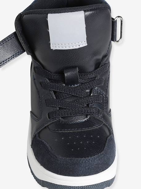 High-top trainers for boys navy blue - vertbaudet enfant 
