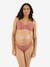 Maternity and nursing bra mocha+old rose - vertbaudet enfant 