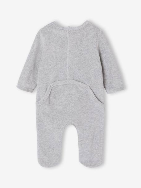 Lot de 3 dors bien bébé ouverture dos beige chiné+gris chiné+vert sauge - vertbaudet enfant 