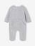 Pack of 3 baby sleepsuits with back opening marl beige+marl grey+sage green - vertbaudet enfant 