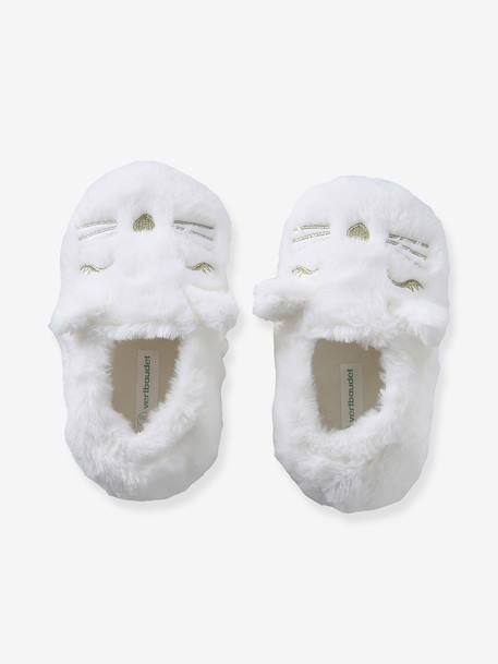 Deer Slippers ecru+pale pink - vertbaudet enfant 