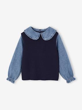 -2-in-1 jumper for girls