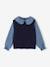 2-in-1 jumper for girls navy blue+tomato red - vertbaudet enfant 