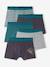 Pack of 5 boxer shorts for boys anthracite - vertbaudet enfant 